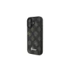 Guess GUHMP16MPGPYSK iPhone 16 Plus 6.7" készülékhez PU Peony Script MagSafe tok fekete