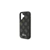 Guess GUHMP16MPGPYSK iPhone 16 Plus 6.7" készülékhez PU Peony Script MagSafe tok fekete