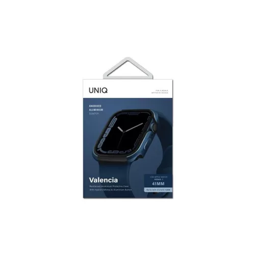 UNIQ Valencia Tok Apple Watch Series4/5/6/7/8/9/SE/SE2/SE3 40/41mm készülékhez kobalt kék