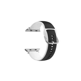   Beline Apple Watch óraszíj Silico Leather 42/44/45/49mm Apple Watch készülékhez doboz fekete-fehér