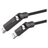 4smarts ComboCord USB4 HDMI 240W 1.5m kábel fekete