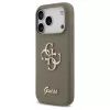 Guess szilikon Big 4G Script tok iPhone 17 Pro készülékhez barna
