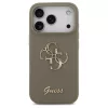 Guess szilikon Big 4G Script tok iPhone 17 Pro készülékhez barna