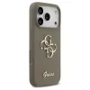 Guess szilikon Big 4G Script tok iPhone 17 Pro készülékhez barna