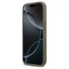 Guess szilikon Big 4G Script tok iPhone 17 Pro készülékhez barna