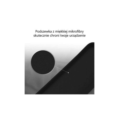 Mercury Silicone Samsung S22+ S906 készülékhez tok fekete