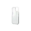 Guess GUHCP13SLFLSB iPhone 13 mini 5,4" készülékhez kemény tok Flower Liquid Glitter kék