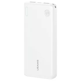 USAMS PB83 töltőbank 2xUSB-A 1xUSB-C 10000mAh fehér