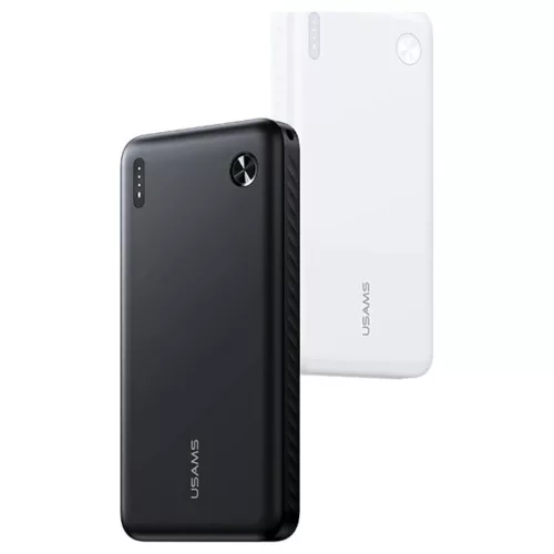 USAMS PB83 töltőbank 2xUSB-A 1xUSB-C 10000mAh fehér