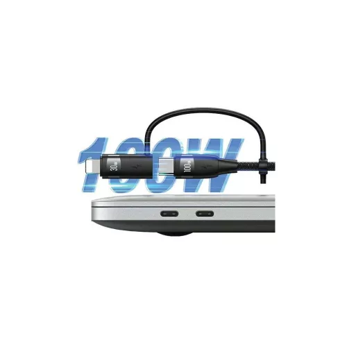 USAMS kábel U85 2xUSB-C/USB/Micro-USB/Lightning 6in1 1.2m 100W PD Fast Charge fekete SJ645USB01