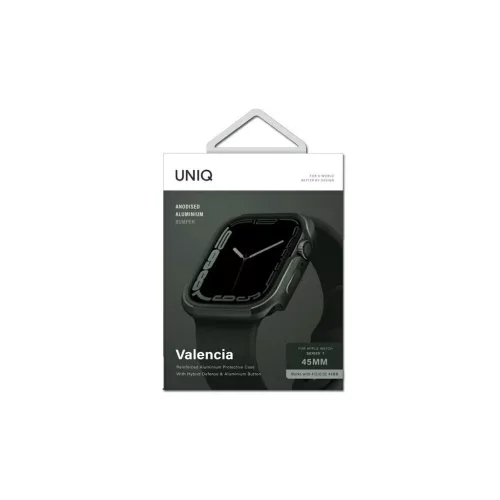 UNIQ Valencia Case tok Apple Watch Series 4/5/6/7/8/SE/SE2 készülékhez 45/44 mm zöld