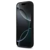 Guess Silicone Big 4G Script tok iPhone 17 Pro készülékhez fekete