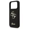 Guess Silicone Big 4G Script tok iPhone 17 Pro készülékhez fekete