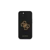 Guess GUHCP13SLS4GGBK iPhone 13 mini 5,4" készülékhez merev tok Silicone 4G Logo fekete