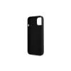 Guess GUHCP13SLS4GGBK iPhone 13 mini 5,4" készülékhez merev tok Silicone 4G Logo fekete