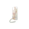 Guess GUOHCP14MHFLSU iPhone 14 Plus / 15 Plus 6.7" készülékhez kemény tok Flower Strap lila