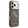 Guess 4G Big 4G Classic Logo tok iPhone 17 Pro készülékhez barna ezüst