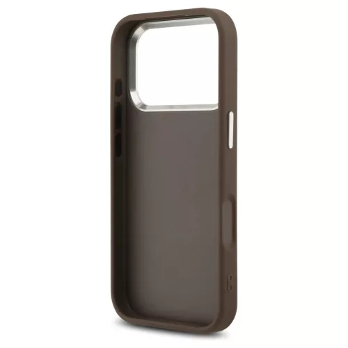 Guess 4G Big 4G Classic Logo tok iPhone 17 Pro készülékhez barna ezüst