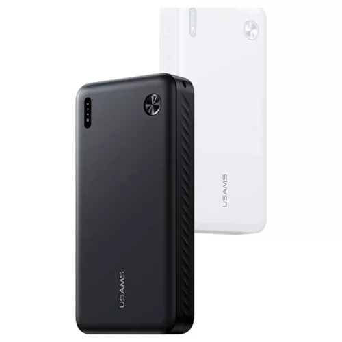 USAMS PB83 Hordozható töltő 2xUSB-A 1xUSB-C 20000mAh fehér