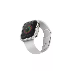   UNIQ Valencia Case Apple Watch Series 4/5/6/SE/SE3 készülékhez 40mm titán ezüst