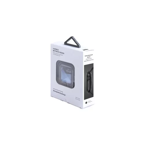 UNIQ Valencia tok Apple Watch Series 4/5/6/SE/SE3 40mm készülékhez fegyverfém szürke
