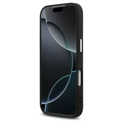Guess 4G Big 4G Classic Logo tok iPhone 17 Pro készülékhez fekete ezüst
