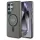 Guess Glitter Circle Classic Logo MagSafe tok Samsung Galaxy S25 Ultra készülékhez fekete