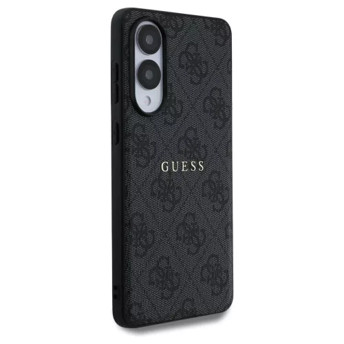 Tok Guess 4G Ring Classic Logo MagSafe Samsung Galaxy S25 Edge készülékhez fekete