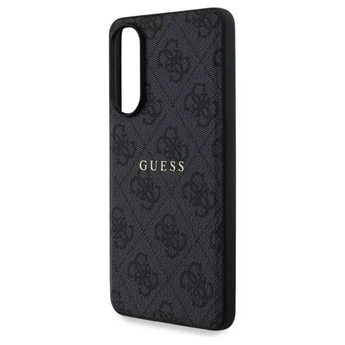 Tok Guess 4G Ring Classic Logo MagSafe Samsung Galaxy S25 Edge készülékhez fekete