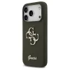 Guess Silicone Big 4G Script tok iPhone 17 Pro készülékhez khaki