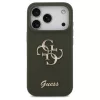 Guess Silicone Big 4G Script tok iPhone 17 Pro készülékhez khaki