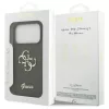 Guess Silicone Big 4G Script tok iPhone 17 Pro készülékhez khaki