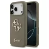 Guess szilikon Big 4G Script tok iPhone 17 Pro Max készülékhez barna