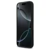 Guess Silicone Big 4G Script tok iPhone 17 Pro Max készülékhez fekete