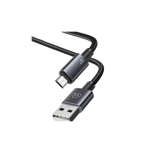 USAMS kábel USB to Micro-USB 2A 1.2m gyors töltés acél/tarnish SJ668USB01 (US-SJ668)
