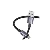 USAMS kábel USB to Micro-USB 2A 1.2m gyors töltés acél/tarnish SJ668USB01 (US-SJ668)