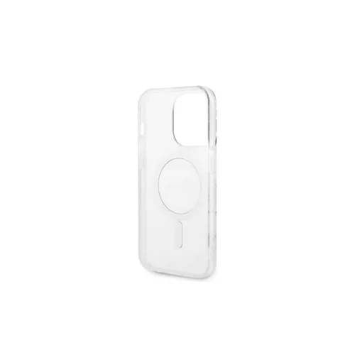 Guess GUBPP14LHMEACSH MagSafe kompatibilis kemény tok és töltő szett iPhone 14 Pro 6,1" készülékhez Marble, fehér