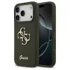 Guess szilikon Big 4G Script tok iPhone 17 Pro Max készülékhez khaki