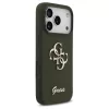 Guess szilikon Big 4G Script tok iPhone 17 Pro Max készülékhez khaki