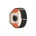 Beline Apple Watch Silicone Waves óraszíj Apple Watch készülékhez 38/40/41mm – fekete-narancs doboz