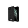 Guess GUHCN61PMSDGSK iPhone 11 / Xr készülékhez 6.1" keménytok Disco Metal Script fekete