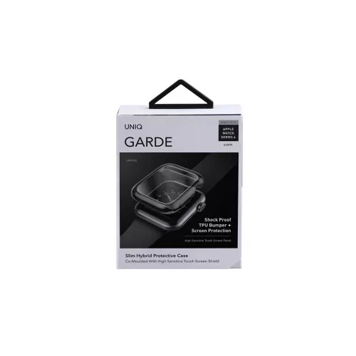 UNIQ Garde tok Apple Watch Series 4/5/6/SE/SE2/SE3 44mm készülékhez füstös szürke