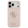 Guess szilikon Big 4G Script tok iPhone 17 Pro Max készülékhez rózsaszín