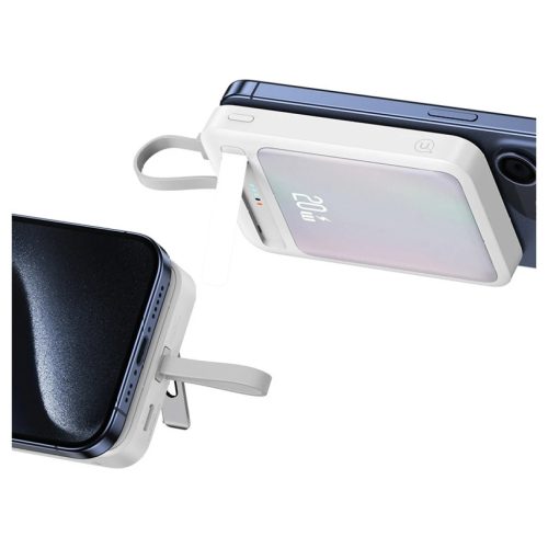 Powerbank USAMS XM Series CD219 10000mAh mágneses vezeték nélküli rózsaszín