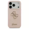 Guess Silicone Big 4G Script tok iPhone 17 Pro készülékhez rózsaszín
