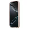 Guess Silicone Big 4G Script tok iPhone 17 Pro készülékhez rózsaszín
