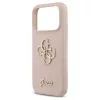 Guess Silicone Big 4G Script tok iPhone 17 Pro készülékhez rózsaszín