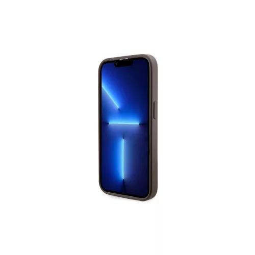 Guess GUHMP15LP4RPSW iPhone 15 Pro 6,1" keménytok 4G Printed Stripes MagSafe készülékhez barna