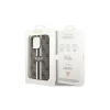 Guess GUHMP15LP4RPSW iPhone 15 Pro 6,1" keménytok 4G Printed Stripes MagSafe készülékhez barna