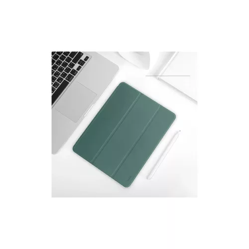 USAMS Winto tok iPad Air 10.9" 2020 készülékhez IP109YT04 (US-BH654) Smart Cover sötét zöld